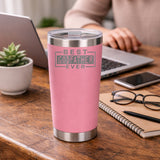 Light Pink Thermal Metal Coffee Cup