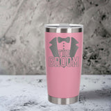 Light Pink Thermal Metal Coffee Cup