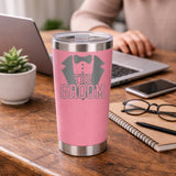Light Pink Thermal Metal Coffee Cup