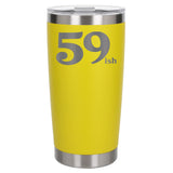 Yellow Thermal Metal Coffee Cup