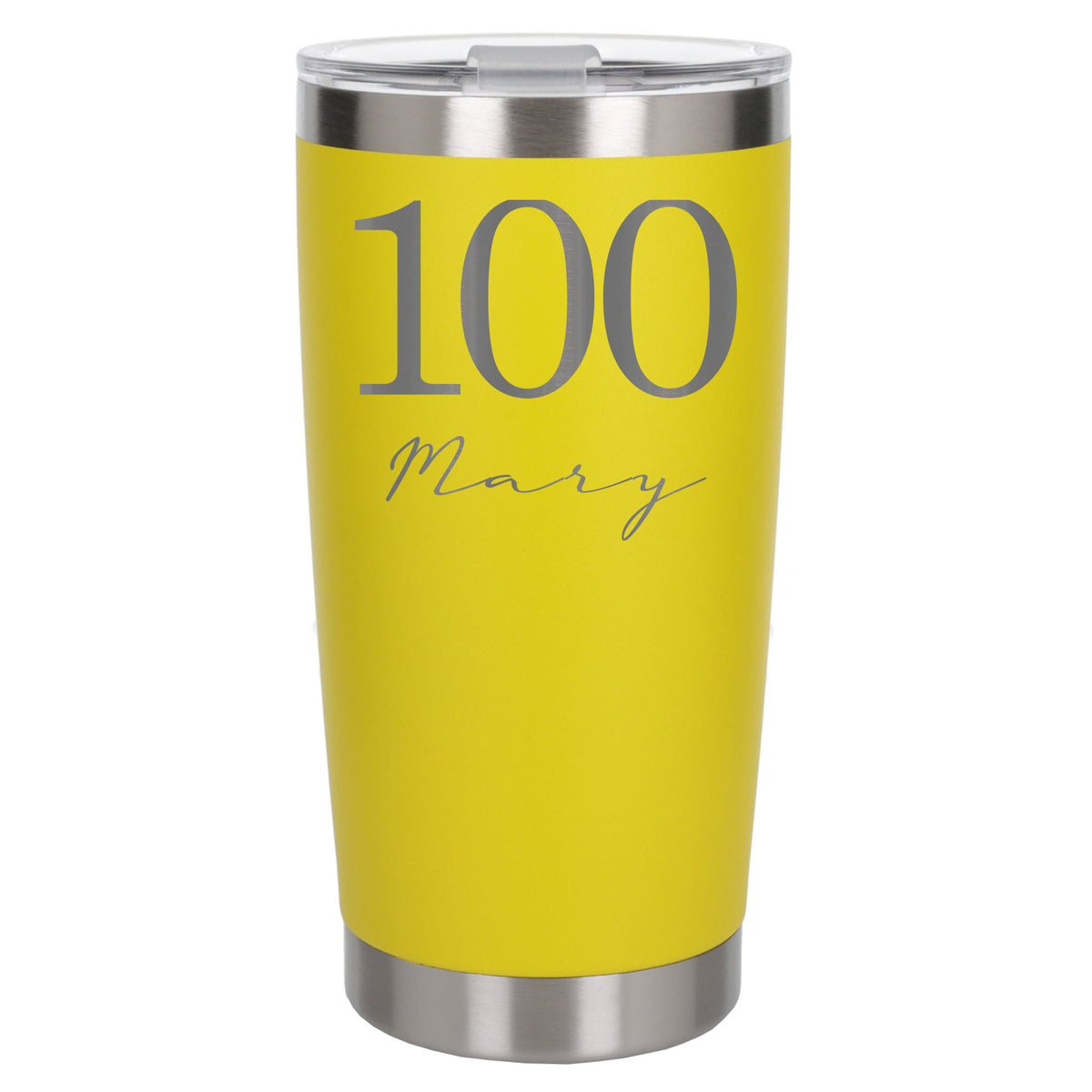Yellow Thermal Metal Coffee Cup