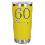 Yellow Thermal Metal Coffee Cup