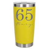 Yellow Thermal Metal Coffee Cup