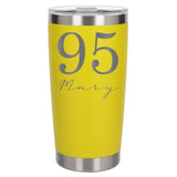 Yellow Thermal Metal Coffee Cup