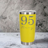 Yellow Thermal Metal Coffee Cup