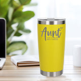Yellow Thermal Metal Coffee Cup