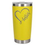 Yellow Thermal Metal Coffee Cup