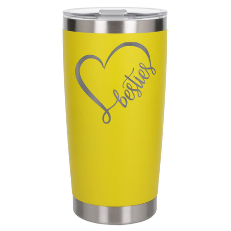 Yellow Thermal Metal Coffee Cup