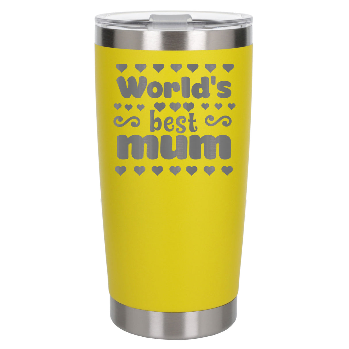 Yellow Thermal Metal Coffee Cup
