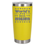 Yellow Thermal Metal Coffee Cup
