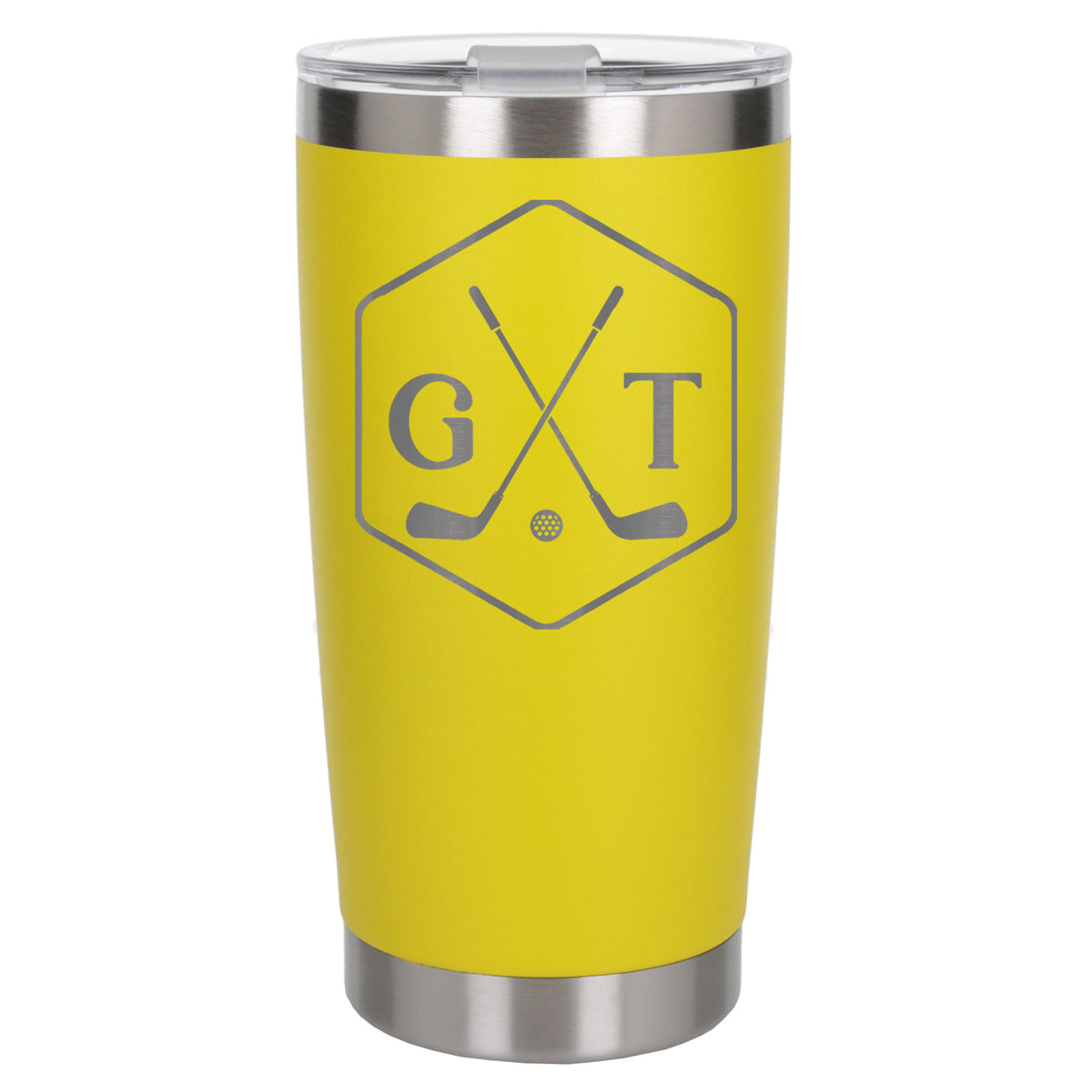 Yellow Thermal Metal Coffee Cup