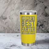 Yellow Thermal Metal Coffee Cup