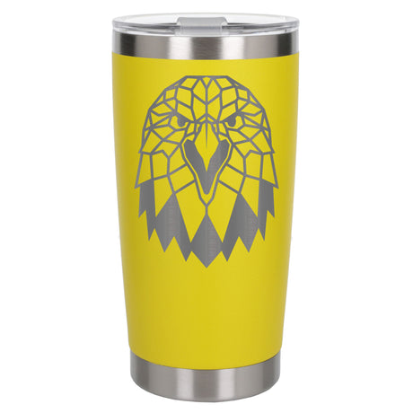 Yellow Thermal Metal Coffee Cup