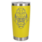 Yellow Thermal Metal Coffee Cup