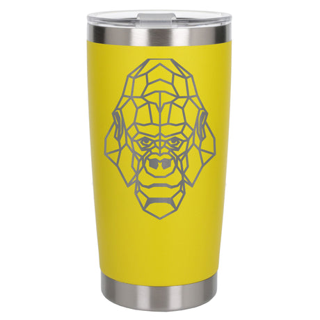 Yellow Thermal Metal Coffee Cup