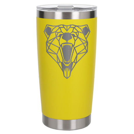 Yellow Thermal Metal Coffee Cup