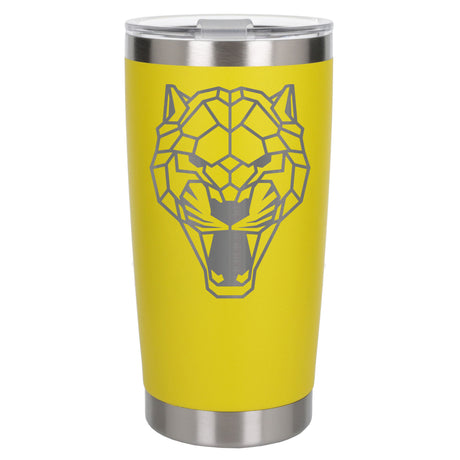 Yellow Thermal Metal Coffee Cup