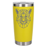 Yellow Thermal Metal Coffee Cup