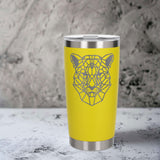 Yellow Thermal Metal Coffee Cup