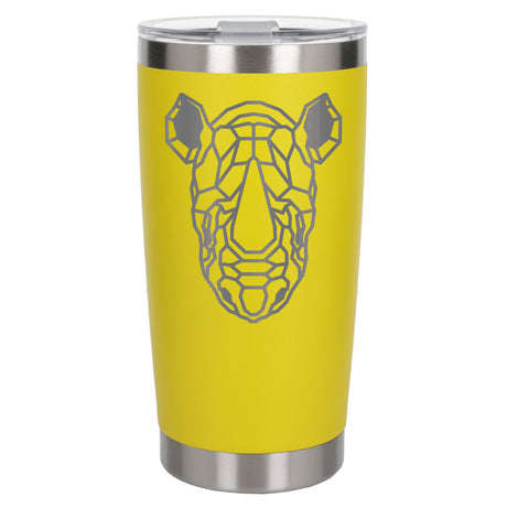 Yellow Thermal Metal Coffee Cup