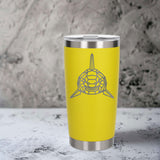 Yellow Thermal Metal Coffee Cup