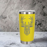 Yellow Thermal Metal Coffee Cup