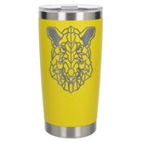 Yellow Thermal Metal Coffee Cup