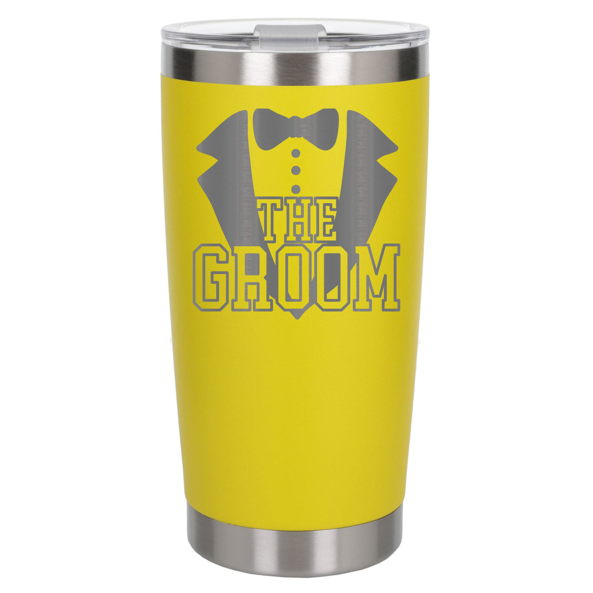Yellow Thermal Metal Coffee Cup