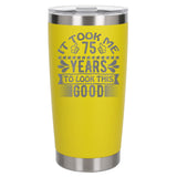 Yellow Thermal Metal Coffee Cup