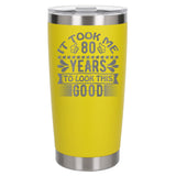 Yellow Thermal Metal Coffee Cup