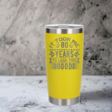 Yellow Thermal Metal Coffee Cup