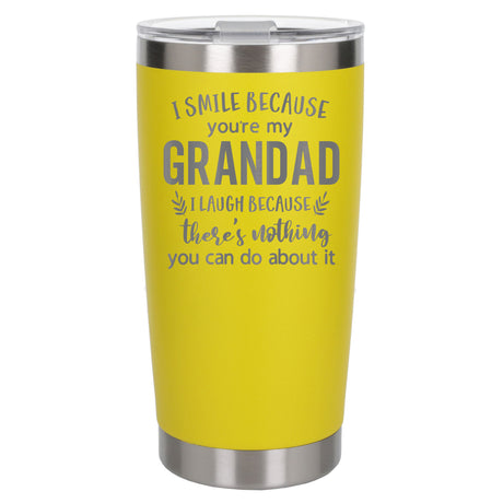Yellow Thermal Metal Coffee Cup