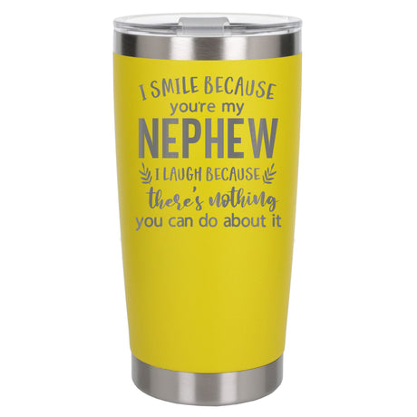 Yellow Thermal Metal Coffee Cup