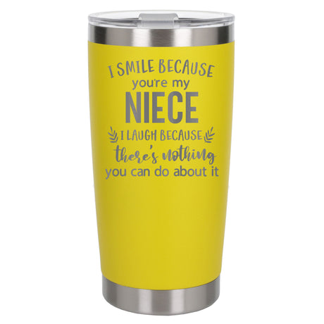 Yellow Thermal Metal Coffee Cup