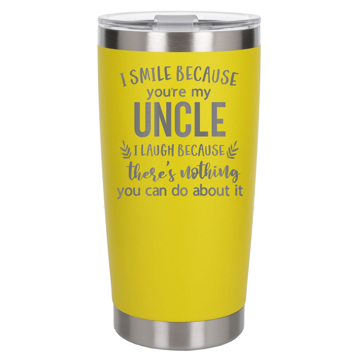 Yellow Thermal Metal Coffee Cup