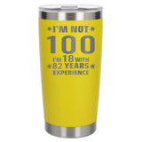 Yellow Thermal Metal Coffee Cup