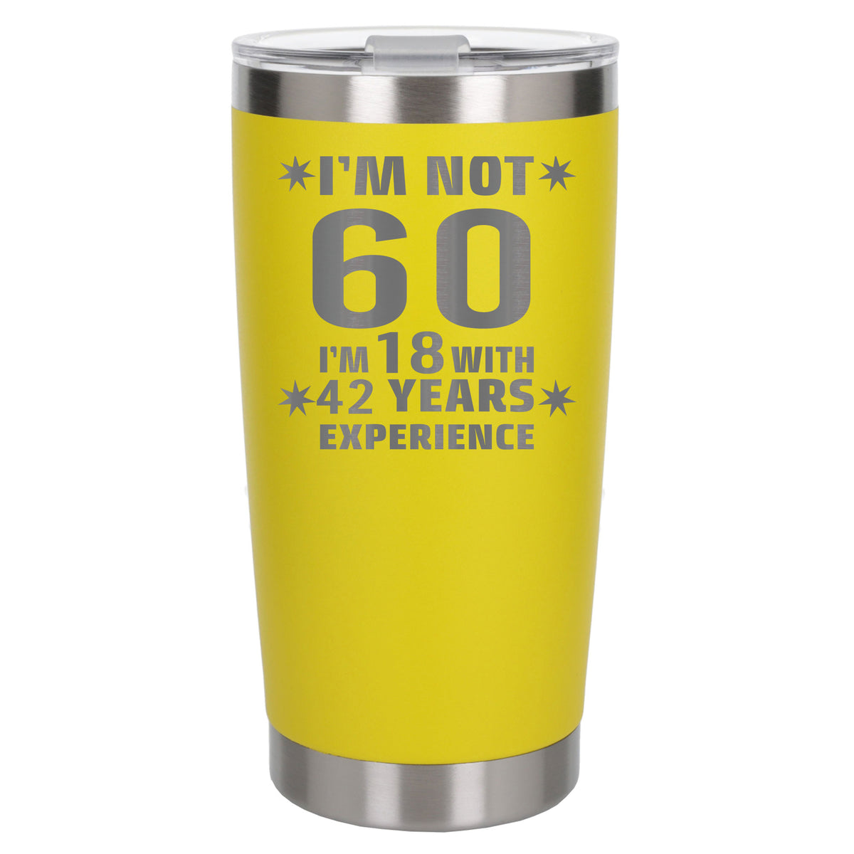 Yellow Thermal Metal Coffee Cup