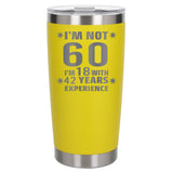 Yellow Thermal Metal Coffee Cup