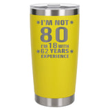 Yellow Thermal Metal Coffee Cup