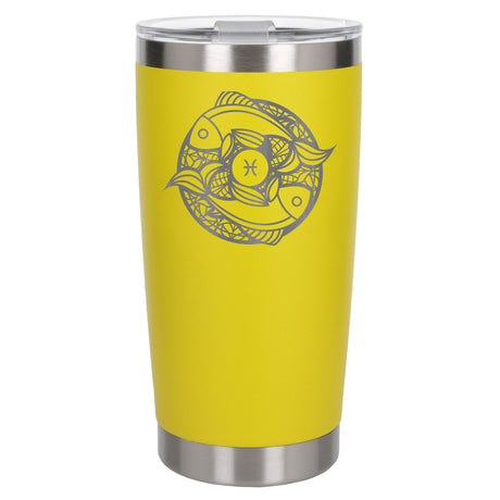 Yellow Thermal Metal Coffee Cup