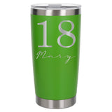 Green Thermal Metal Coffee Cup