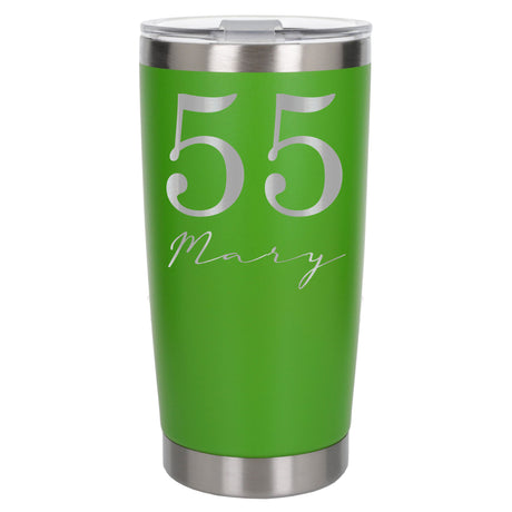 Green Thermal Metal Coffee Cup