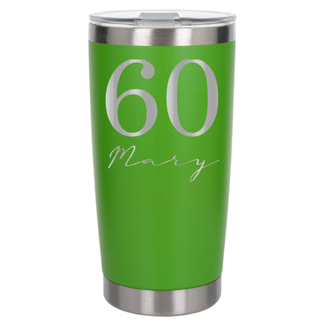 Green Thermal Metal Coffee Cup
