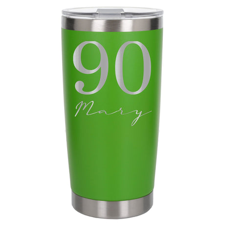 Green Thermal Metal Coffee Cup
