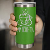 Green Thermal Metal Coffee Cup