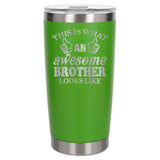 Green Thermal Metal Coffee Cup