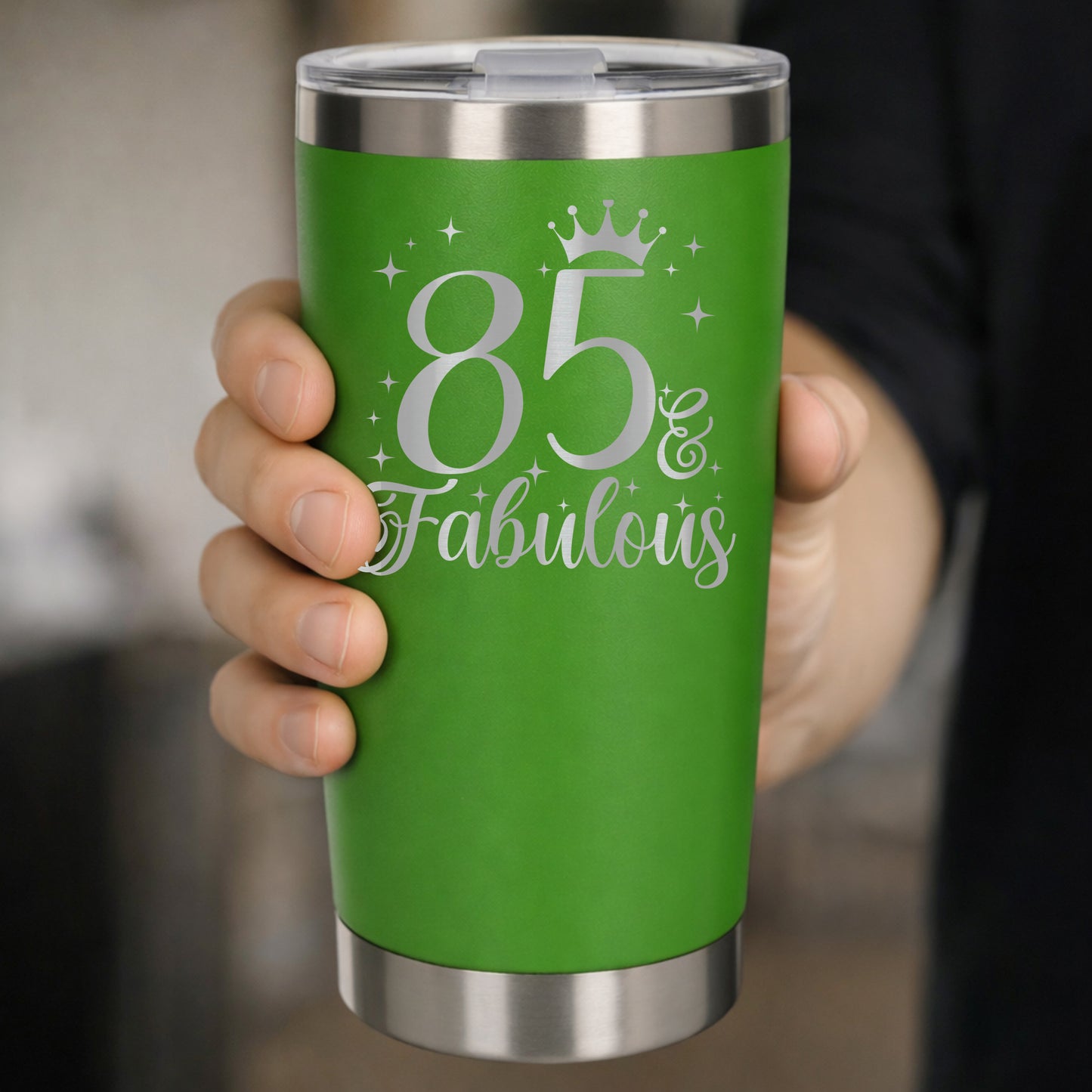 Green Thermal Metal Coffee Cup
