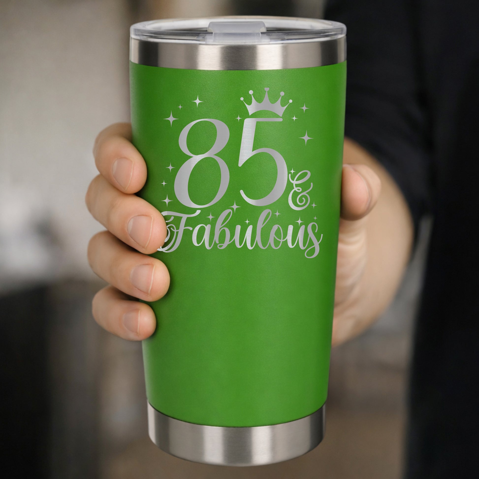 Green Thermal Metal Coffee Cup