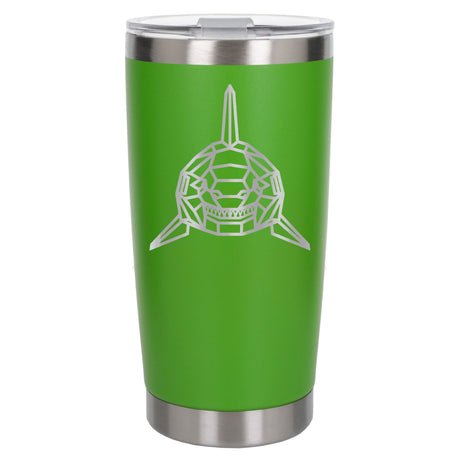 Green Thermal Metal Coffee Cup