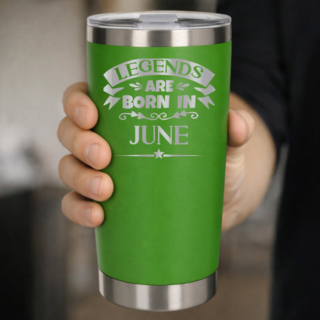 Green Thermal Metal Coffee Cup